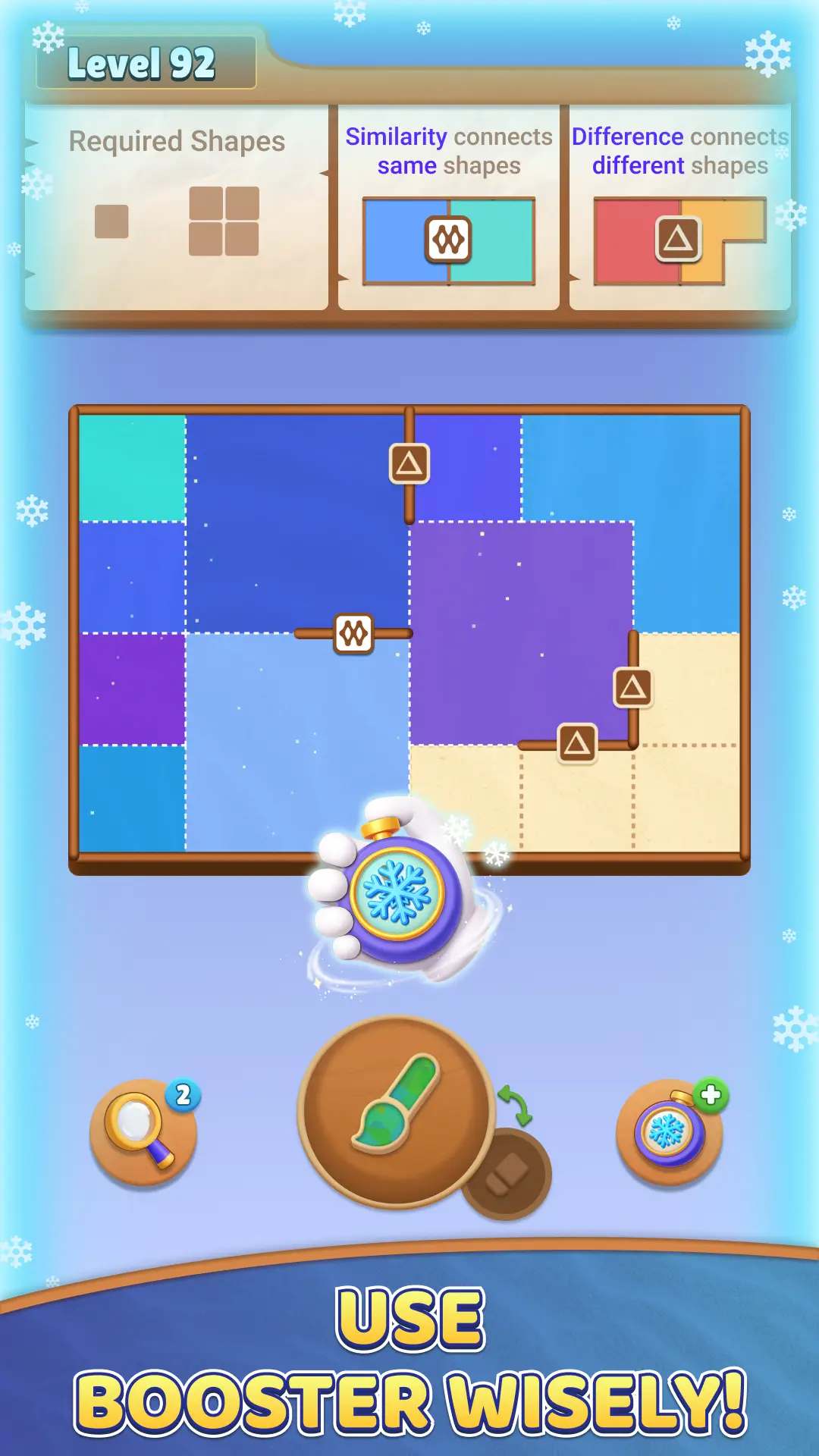Sand Shape geometric puzzle gameplay screenshot